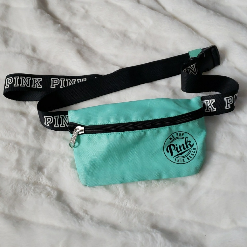 VS PINK Aqua Fanny Pack